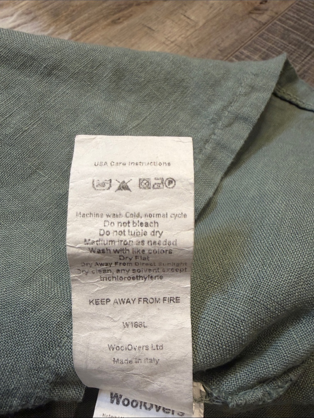 Woolovers 100% linen button front midi dress short sleeves and pockets 14 - Picture 8 of 9